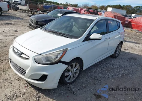 2013 Hyundai Accent Se from USA, damaged, VIN KMHCU5AE9DU085309